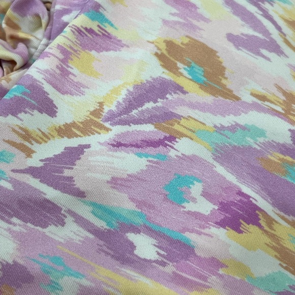 Colorful Ruffled One-Piece Swimsuit - Picture 6 of 7